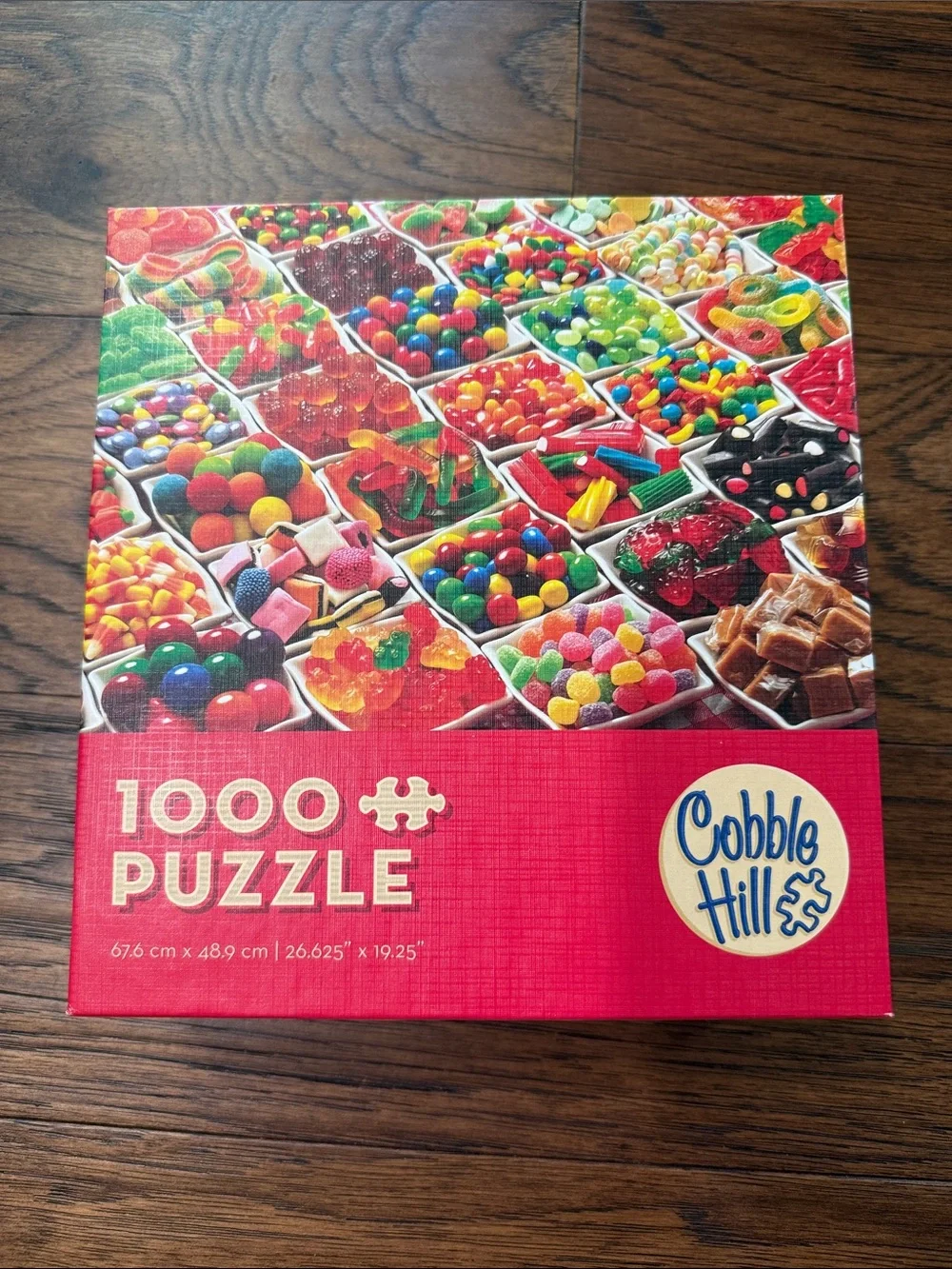 Two like new- 1000-Piece puzzles. Disney movie posters & Candy bowls